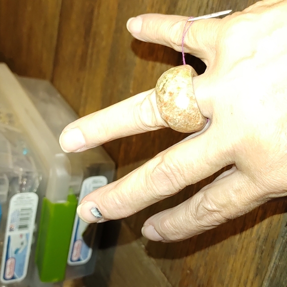 Russian Unakaite ring - Picture 7 of 9